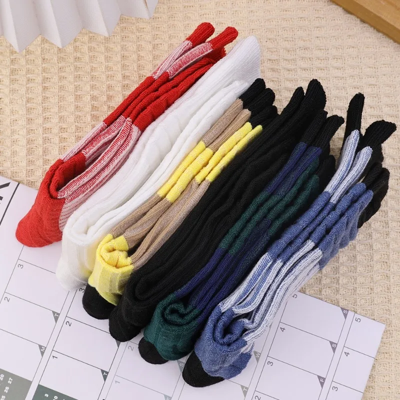 Модные женские носки средней длины Y2K в стиле Ins сетчатые красные фонарики