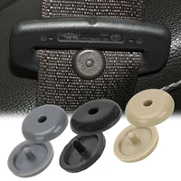 20pcs car safety seat belt limit buckle clip retainer seatbelts stop button auto interior accessories black gray beige 3 colors
