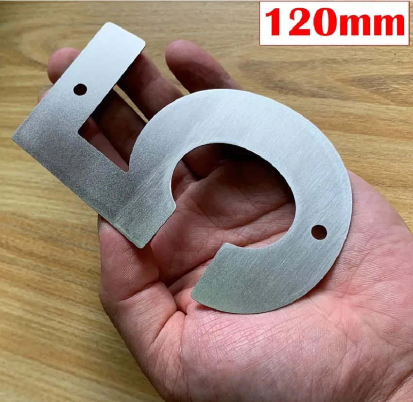 Уличный дом из нержавеющей стали с цифрами от 0 до 9 металлические дверные