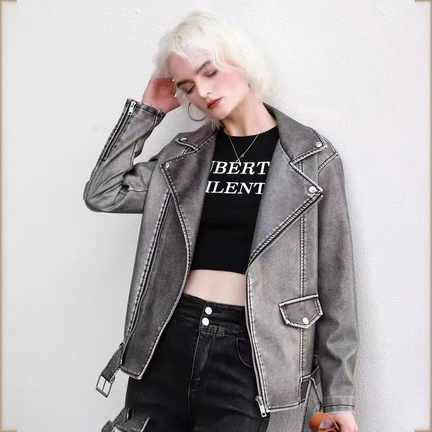 Рисунок 5 - Yuxinfeng, серая Женская мотоциклетная куртка