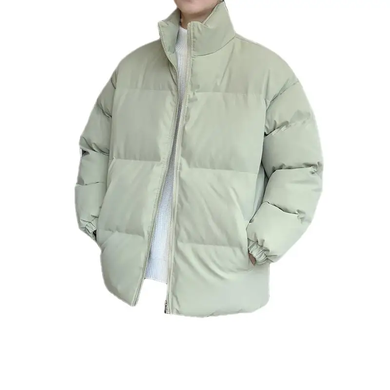 Winter Jacket Men Parkas Thicken Warm Coat Mens Stand Collar Jackets Solid Casual Parka Women Fashion New Streetwear Oversize