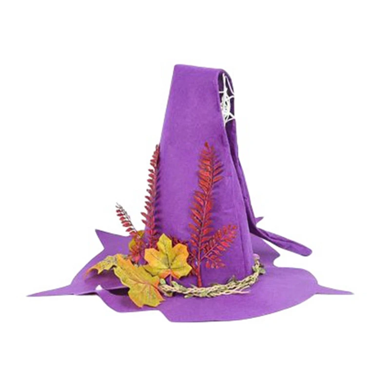 

Фетровая шляпа ведьмы для Хэллоуина, головной убор в виде пасхального призрака, праздника, фетровая шляпа для костюмированной вечеринки