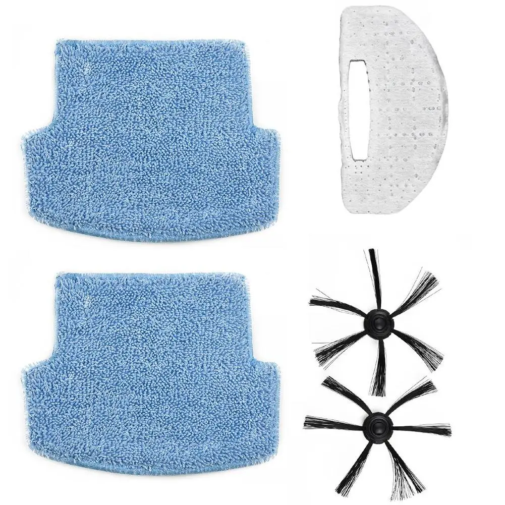 

Vacuum Cleaner Accessory Kit Brush Filter Robot Vacuum Parts For Mondial, For Multilaser WAP100 Cleaning Cloth Mop Side Brushes