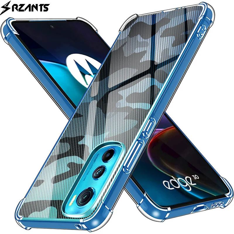 

Case for Moto Edge30 Mobile Phone Case Translucent Four Corners Anti-fall