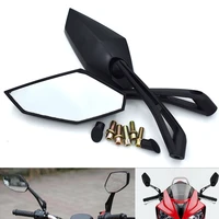 universal motorcycle rear view mirrors 8mm 10mm side rearview mirror for yamaha fzr400rr fzr600 fzr600r fzr750r fzr1000 mt 09