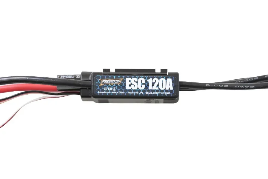 FMS PREDATOR 120A 3-8S LIPO бесщеточный ESC 8A 5 2 в 6 7 4 В Регулируемый BEC XT90 Разъем для