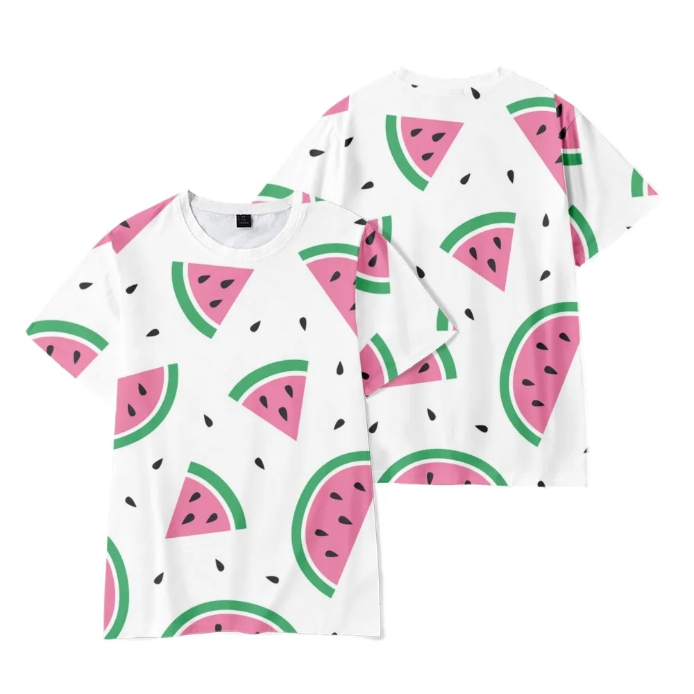 

Watermelon Pattern 3D Printed Children T-shirts Fashion Anime Summer Short Sleeve Tshirt Hot Sale Kids Casual Streetwear Clothes