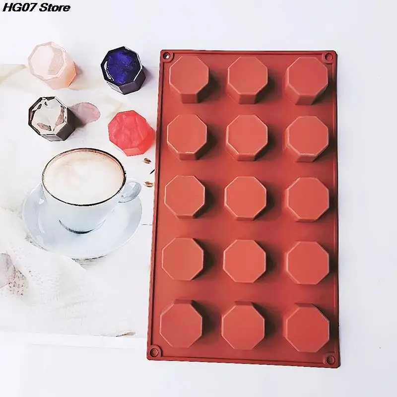 

15 Cavity Cylinder Silicone Cake Mold DIY Cookies Chocolate Jelly Pudding Candy Handmade Baking Tools Decorating Making Mould