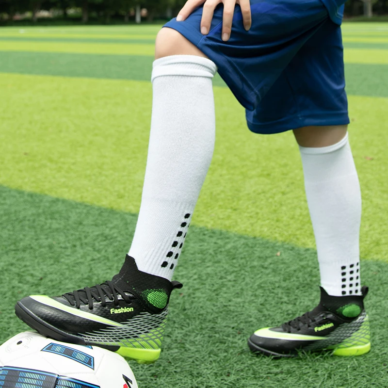 SENAGE Professional Football Boots Children Indoor Training Soccer Shoes for Kids Boy Girl Adolescents Cleats Futsal Sneakers