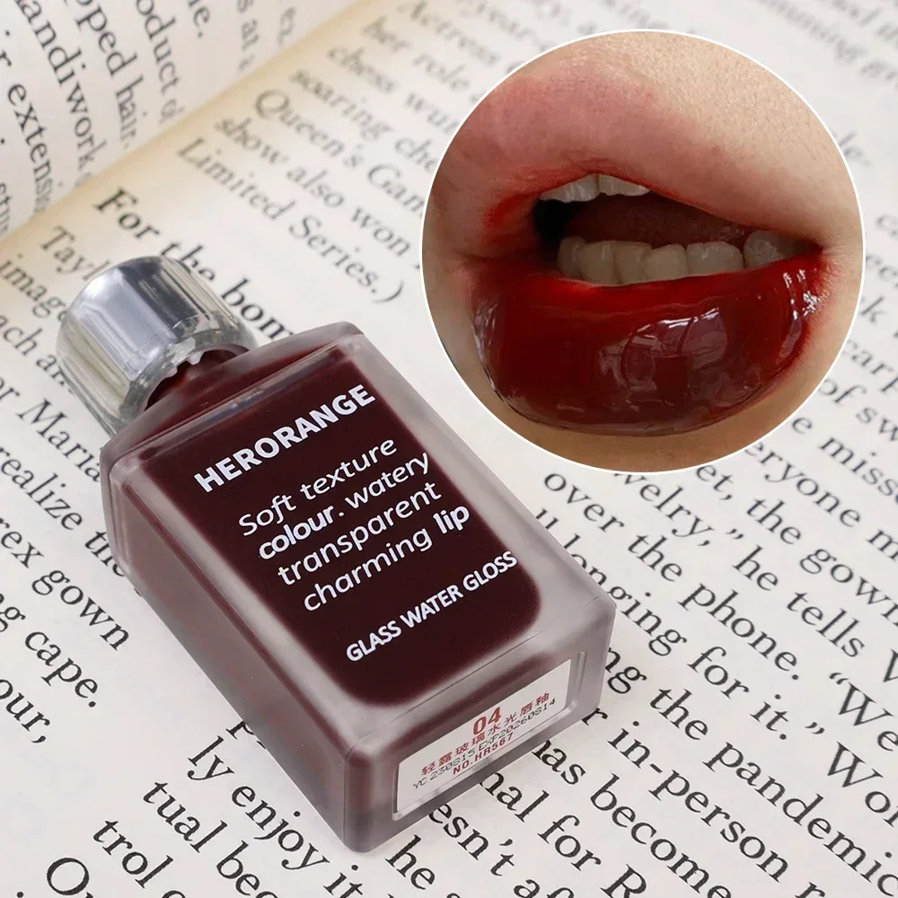 

Black Mirror Water Light Lip Glaze High Gloss Moisturizing Long Lasting No Fading Liquid Lipstick Sexy Red Lips Makeup Cosmetics