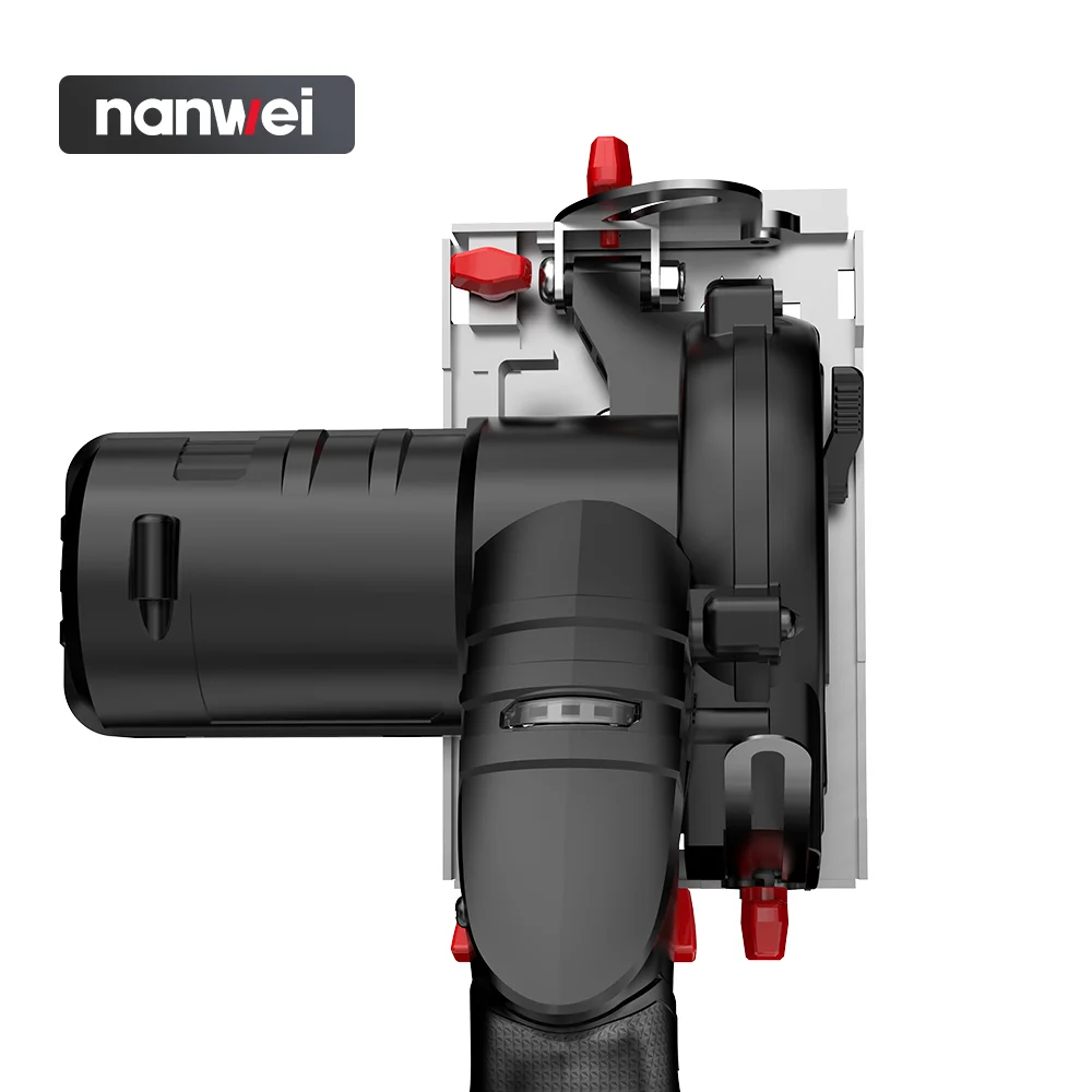 Фото Nanwei Type-C Мини-электрическая циркулярная пила 12 В портативный электроинструмент для поделок и деревообработки своими руками №4