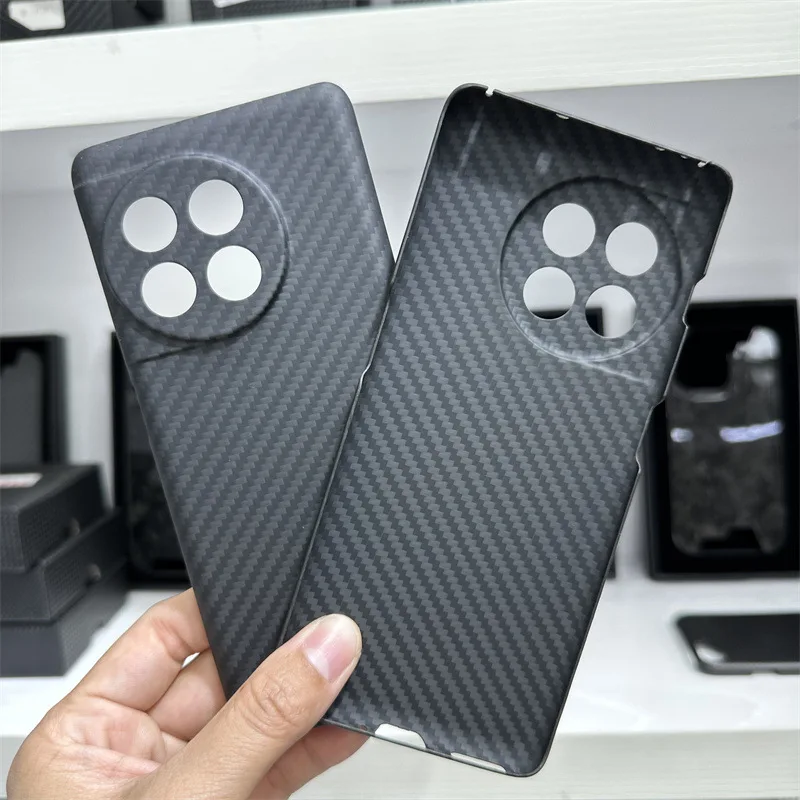 

Real Carbon Fiber Case for OnePlus 11R Ultra-thin Aramid Fiber Anti-fall Back Cover for OnePlus 11/ Ace2 Case Shell