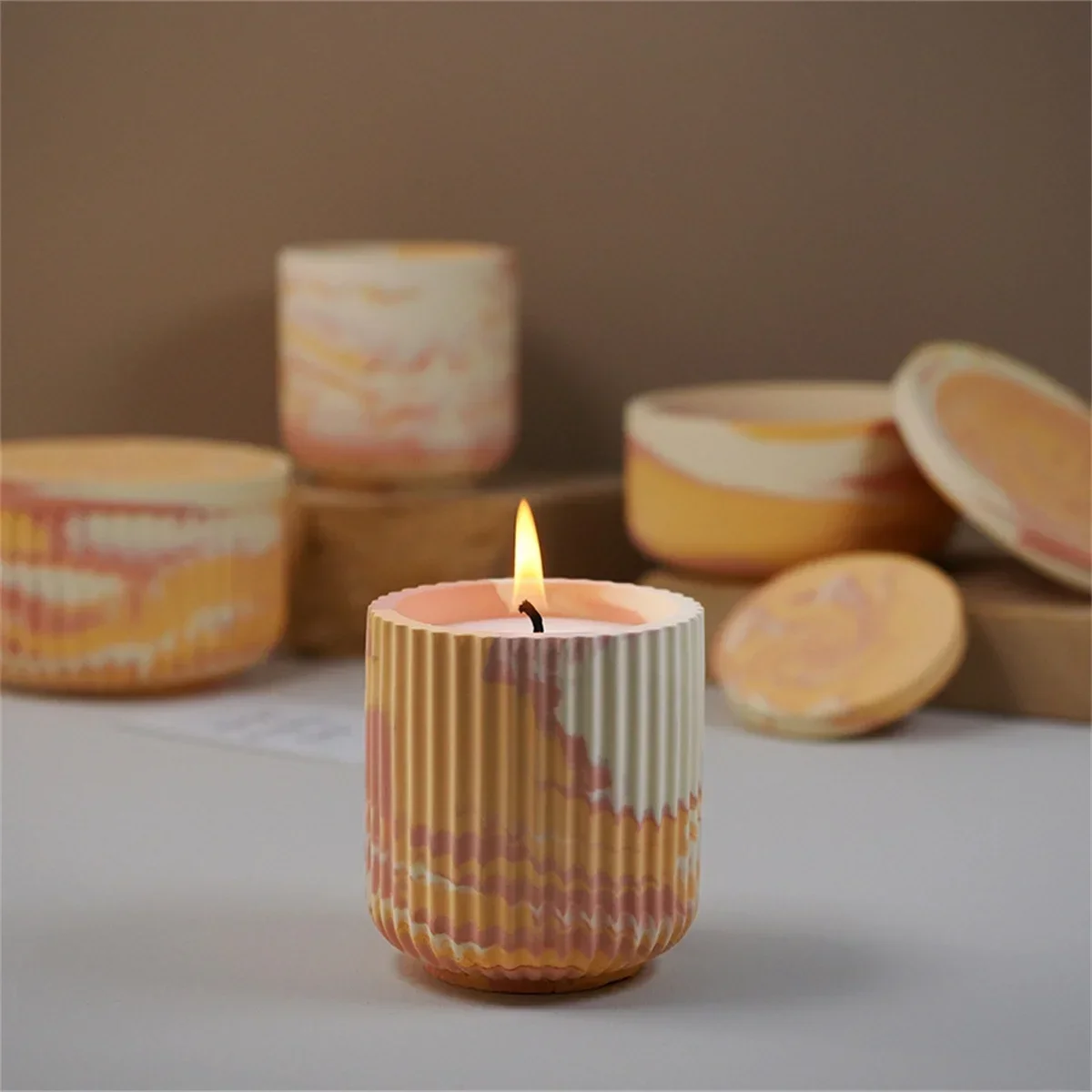 Многофункциональная Силиконовая Форма Для Изготовления Свечей Геометрический