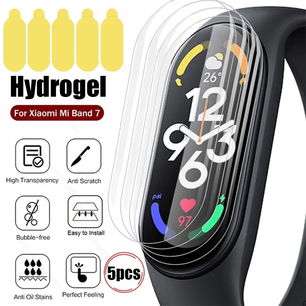 

Устойчивая к царапинам HD мягкая ТПУ пленка для защиты экрана Защитные пленки Сменные аксессуары для Xiaomi Mi Band 7