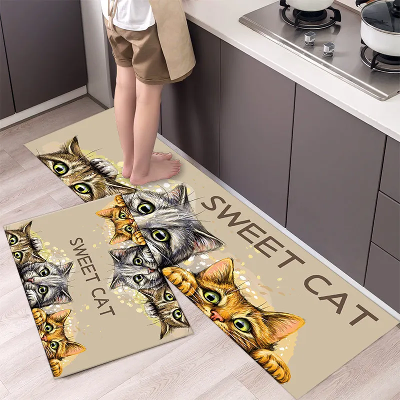 Современный кухонный коврик противоскользящий длинный ковер для коридора