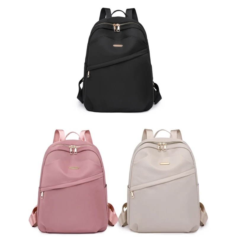 

2023 New Backpack Middle High School College Backpack Large Capacity Bookbags Teen Student Girl Travel Daypack Black/Pink/White