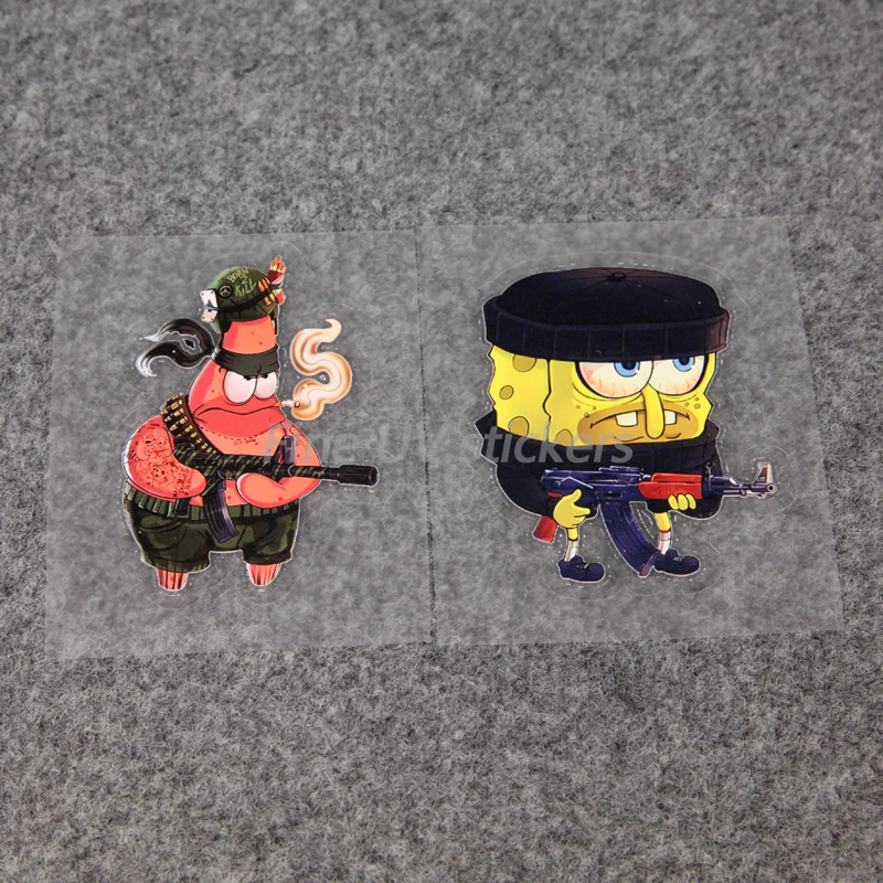 

Funny Cartoon Fat Big Star Die-cut Car Stickers Anime Sea Animals Motorcycle Waterproof PVC Decals Laptop Scooter Vinyl Stickers