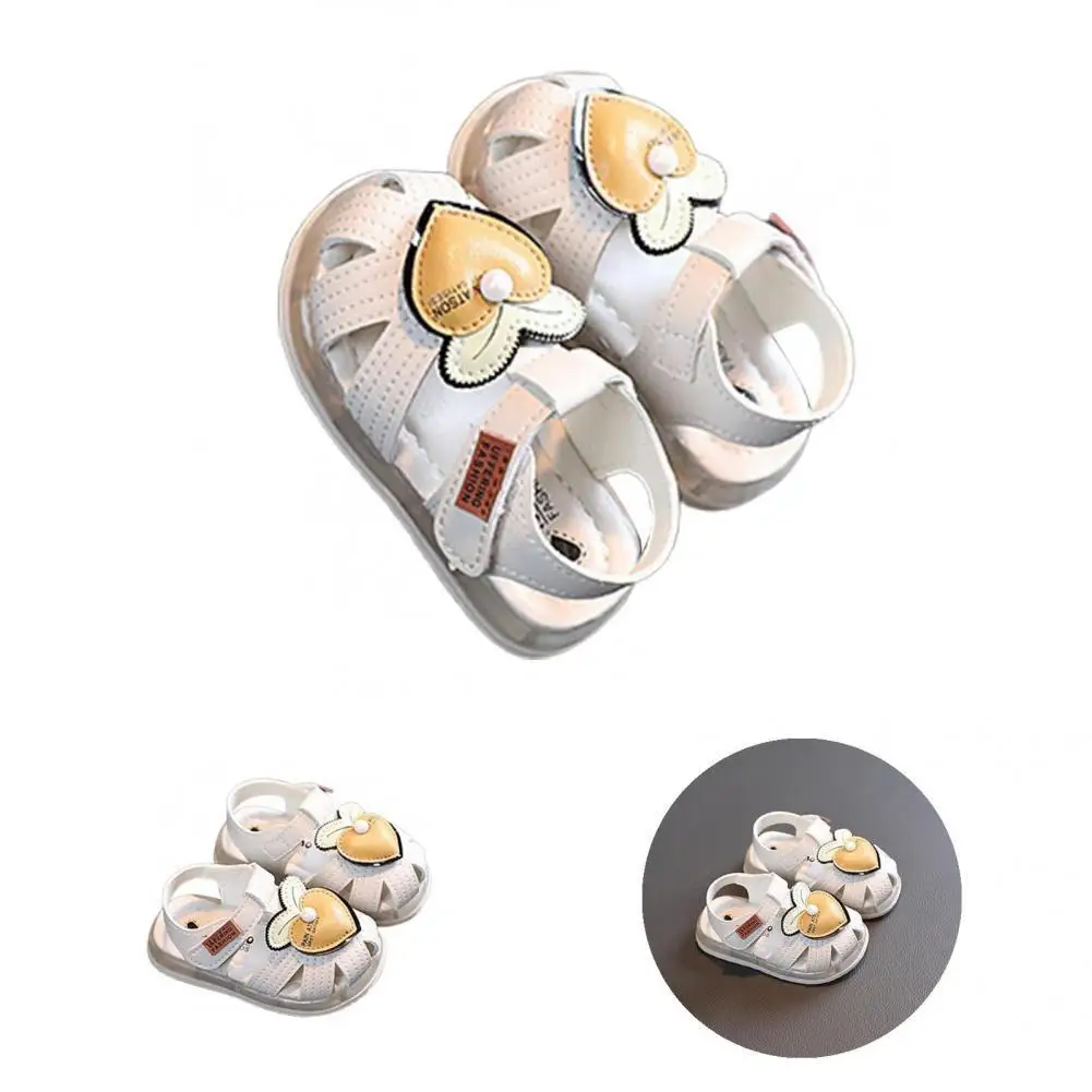 

Accessory 1Pair Cartoon Summer Kids Sandals with Carrot Decoration Faux Leather Children Sandals Eye-catching for Family