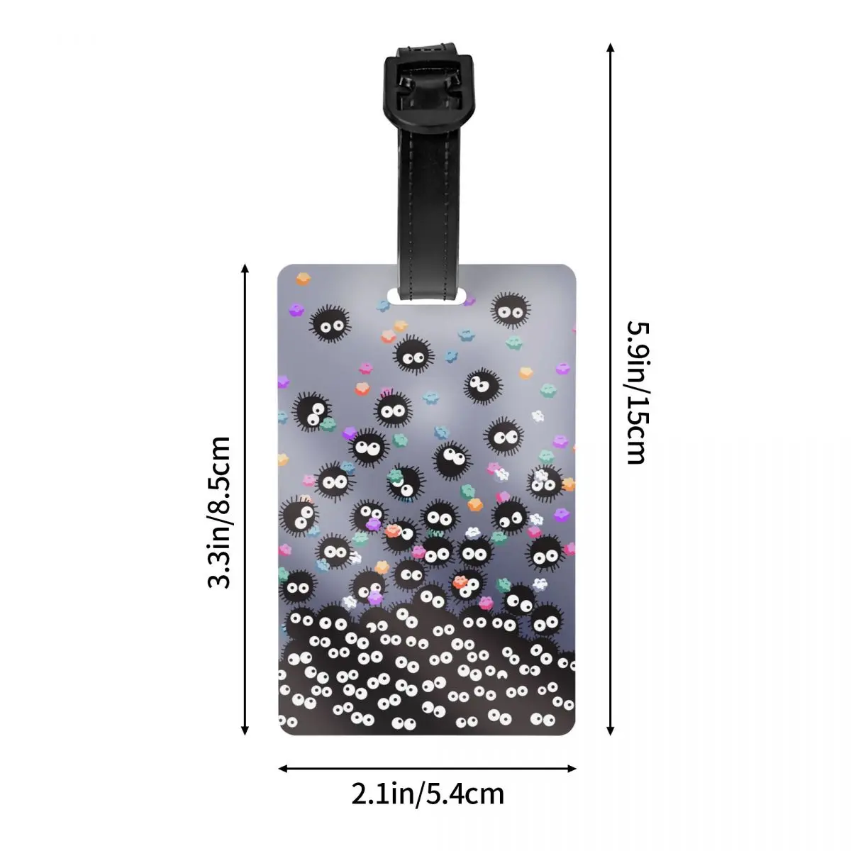 Пользовательские Тоторос Сажа Спраты Аниме Багажная бирка Унесенные призраками