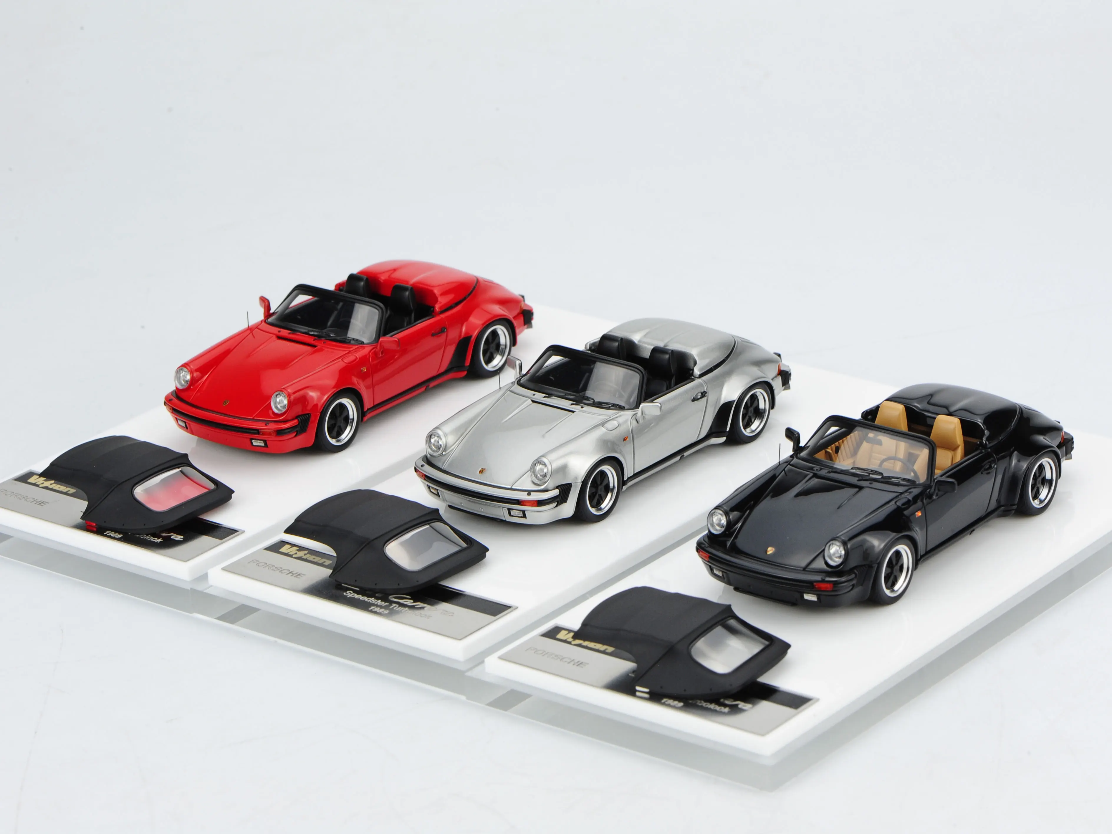 

Make Up 1:43 911 Carrera 3.2 Speedster Turbolook 1989 Limited Edition Resin Metal Static Car Model Toy Gift