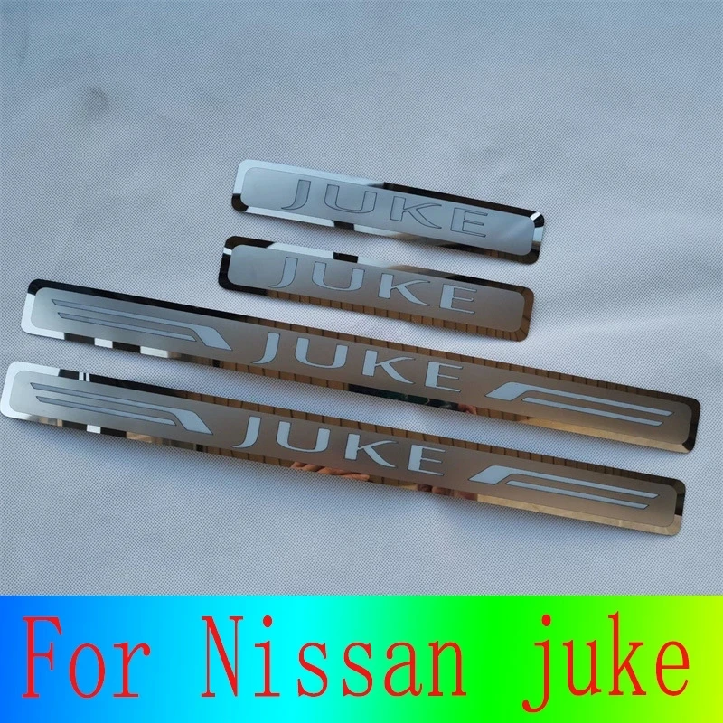

High-quality Stainless Steel Car Exterior Parts Door Step Sills Decoration Accessories Welcome Pedal For Nissan JUKE 2010-2020 K