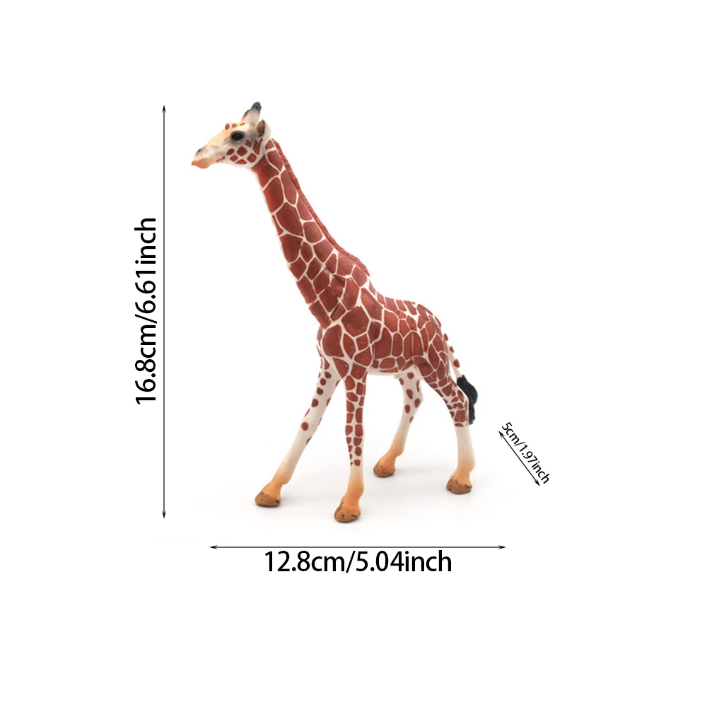 Декор для торта в джунглях с животными имитация жирафа зебры панды дикая сафари
