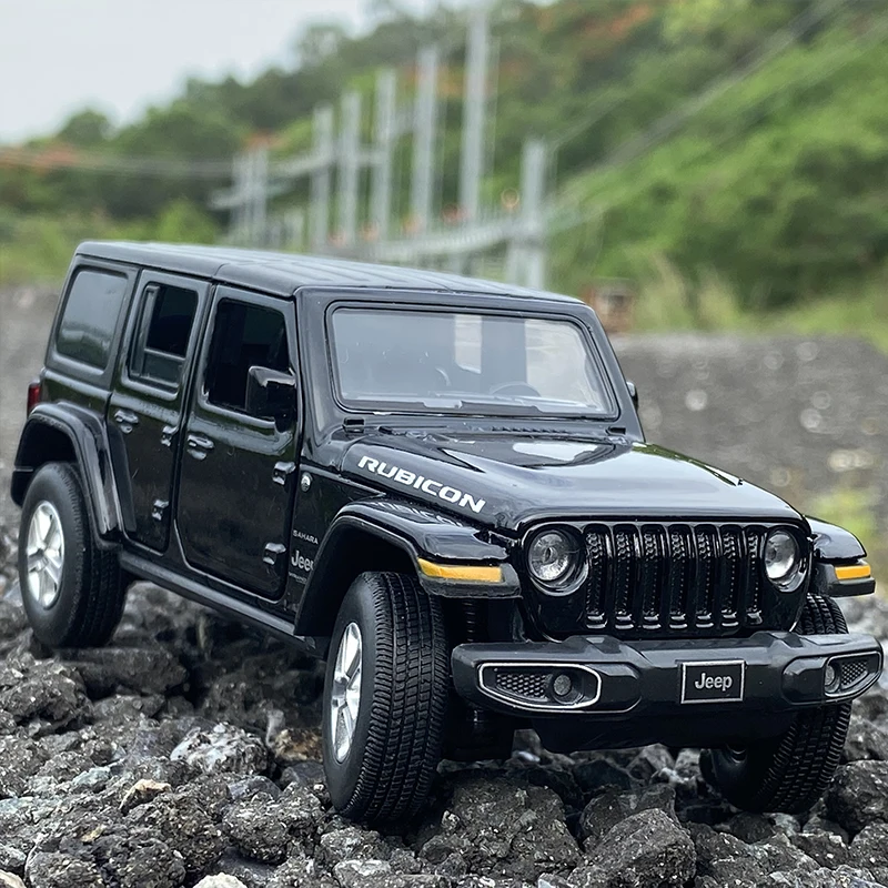 

1:32 Jeeps Wrangler Rubicon Alloy Car Model Diecast & Toy Metal Off-road Vehicles Car Model Simulation Sound and Light Kids