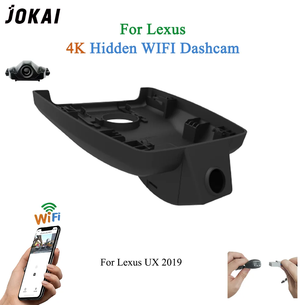 

For Lexus UX 2019 Front and Rear 4K Dash Cam for Car Camera Recorder Dashcam WIFI Car Dvr Recording Devices Accessories