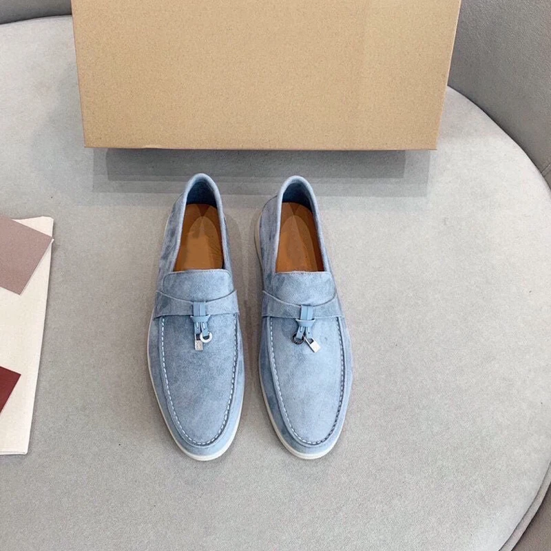 

Loafers Designer Lover'Luxury Casual Sneaker Light Comfortable Vulcanized Flat Shoes For Women 2023 Female Genuine Leather Suede