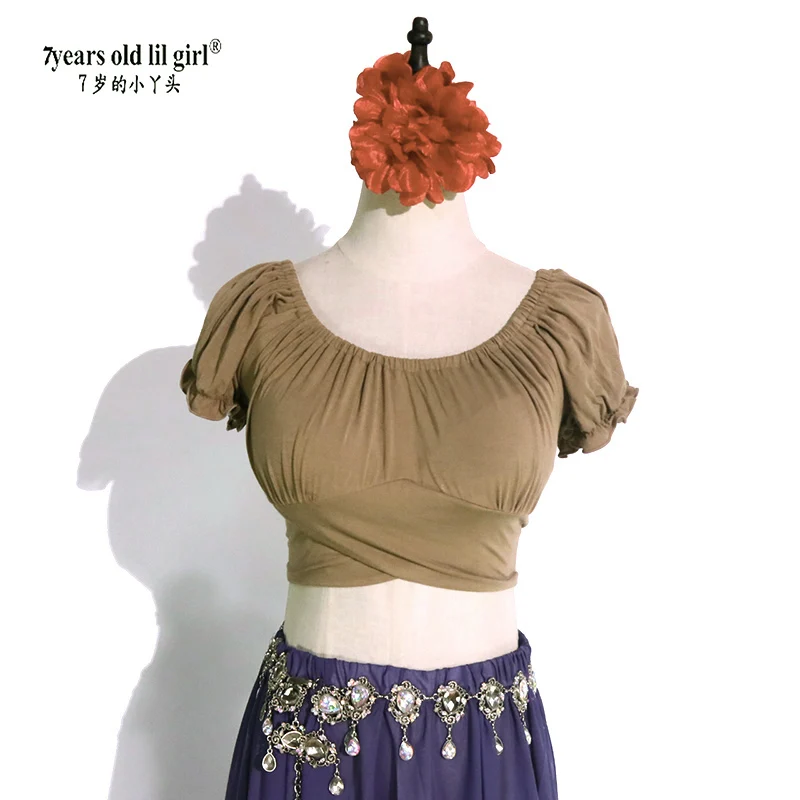 

Classic Belly Dance Autumn Winter New Modal Cotton Short-Sleeved Top RPP01