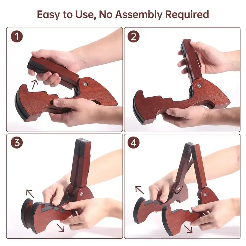 Подставка для укулеле складной деревянный кронштейн хранения дисплея