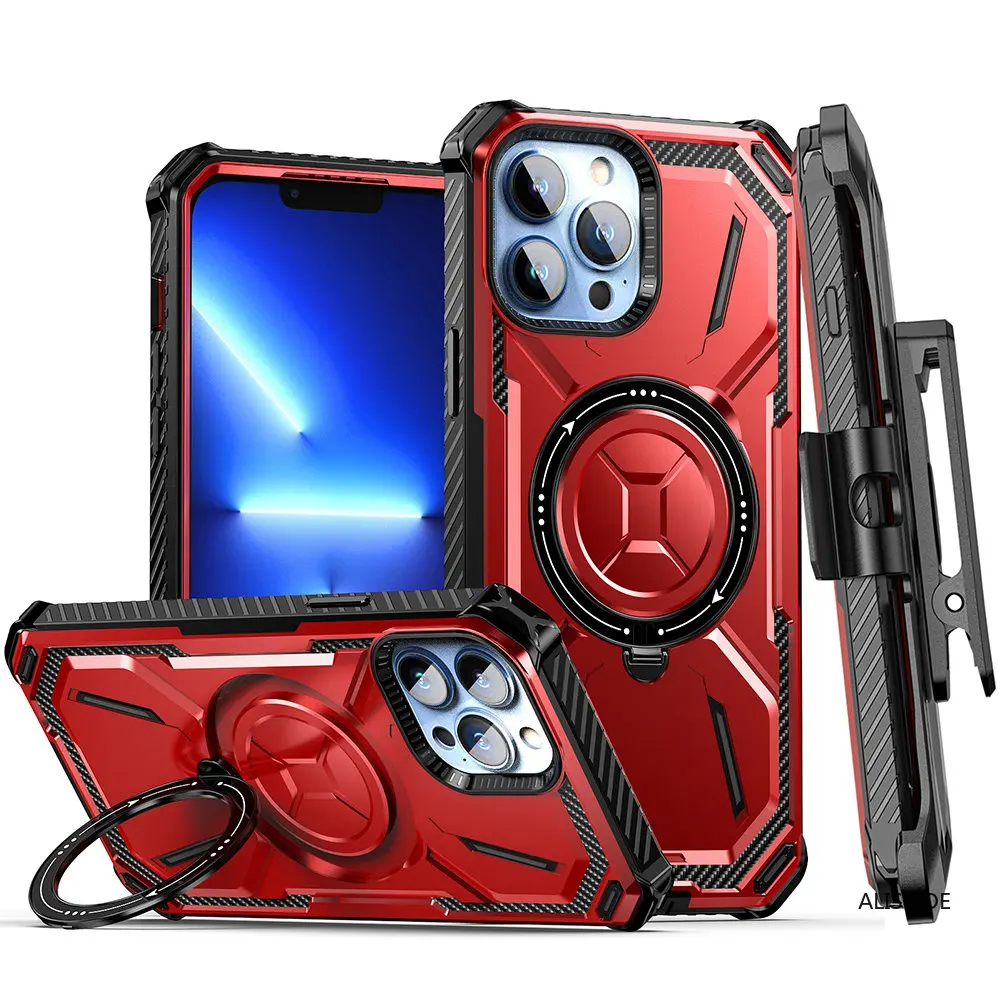 

Full-Body Rugged Case for iPhone 14 Plus Pro Max Case Armor Shockproof Stand Phone Cover for iPhone 14 13 12 11 Pro Max Capa