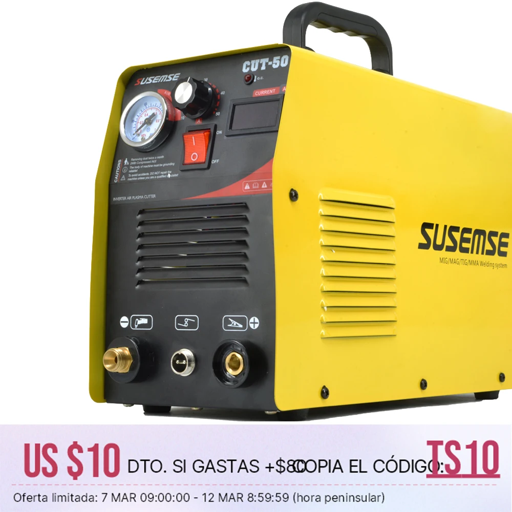 

Воздушный плазменный резак Susemse Cut 50a IGBT инвертор постоянного тока 50A машина для плазменной резки 110-220 В чистая резка 1-12 мм