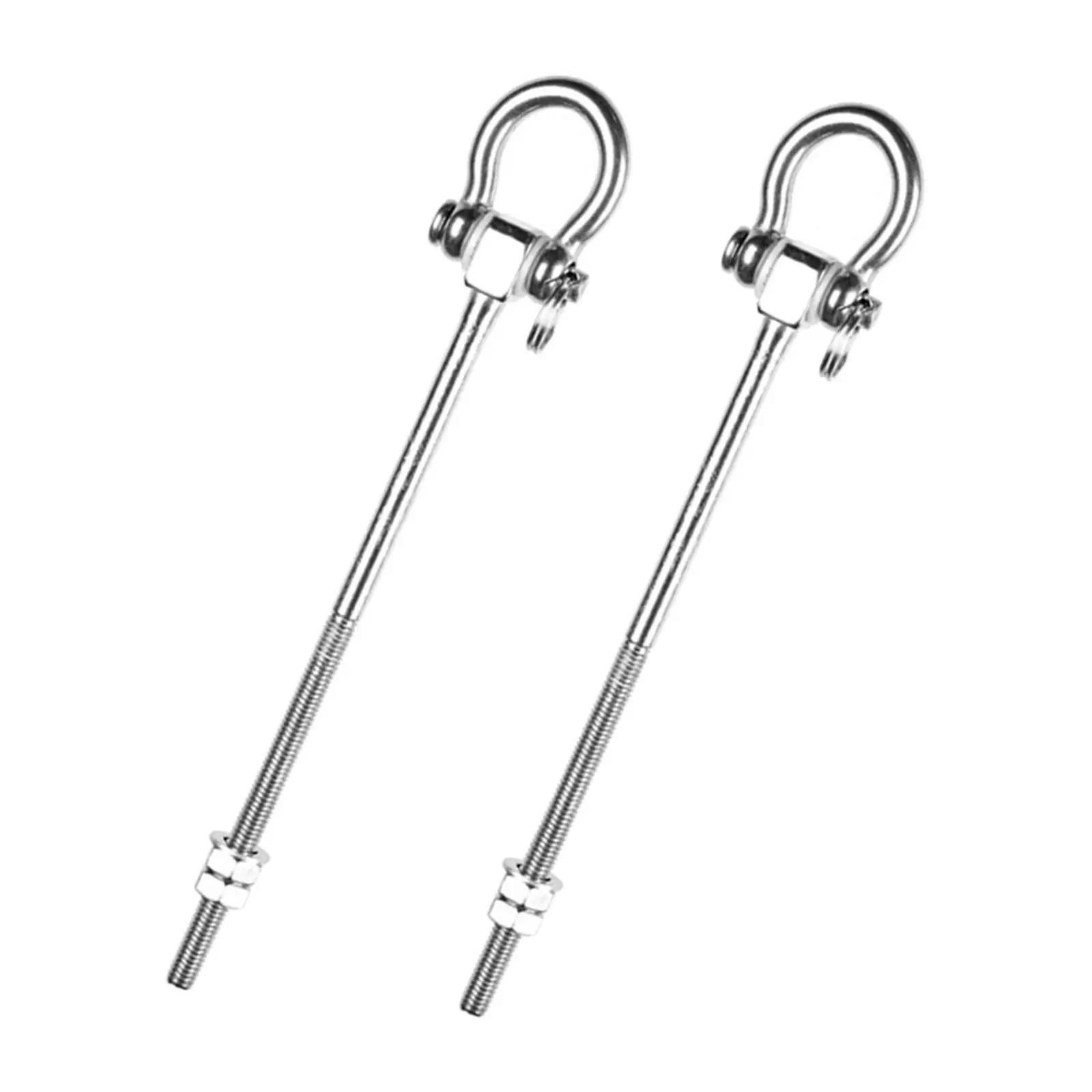 

2Pcs Heavy Duty Swing Hangers Antirust Stainless Steel Swing Hook Hanger for Indoor Outdoor Yoga Hammock Porch Swing Playground