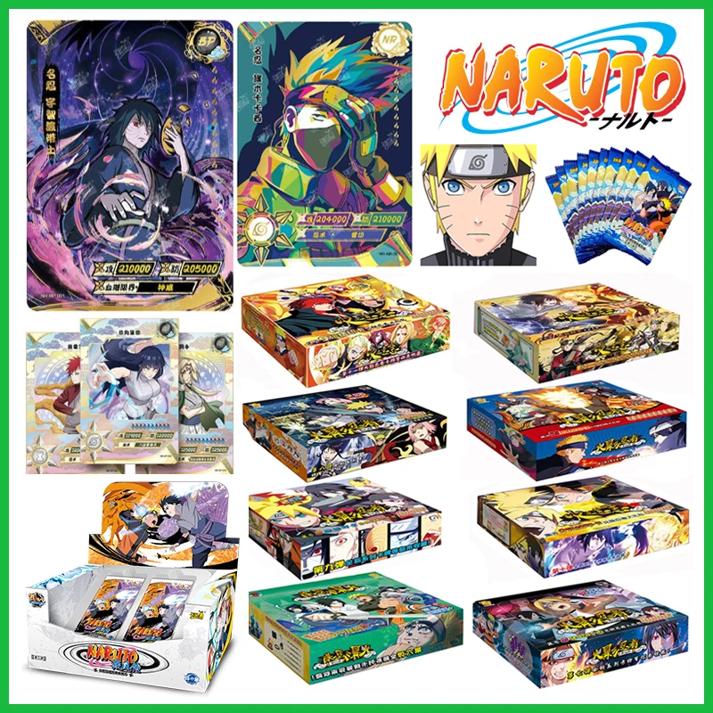 

Коллекционные бронзирующие персонажи аниме Наруто Какаси, коллекционные игровые карты, серия мультяшных детских настольных игр, рождественские подарки на день рождения