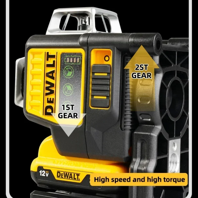 Фото Dewalt Новый DW089LG Зеленый Свет 12-линейные инструменты 360 градусов 12 В литиевая батарея вращающаяся самовыравнивающаяся вертикальная суперлучевая конструкция №3
