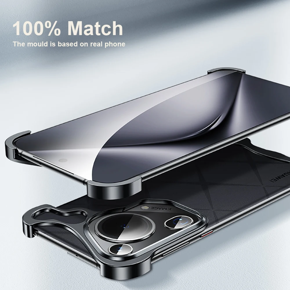 Металлический чехол Alien для телефона Huawei Pura 70 Pro ультраалюминиевый бампер с