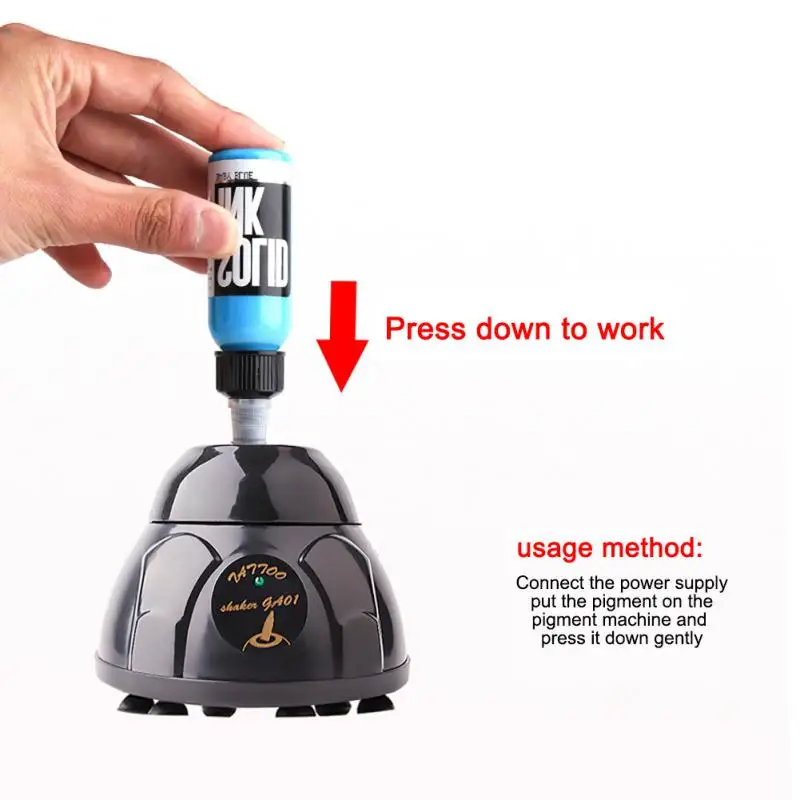 

Tattoo Pigment Ink Electric Shaker Stirrer Nail Polish UV Gel Mini Salon Mixer Vortexer Nail Polish Gel Shaking Mixer Tattoo
