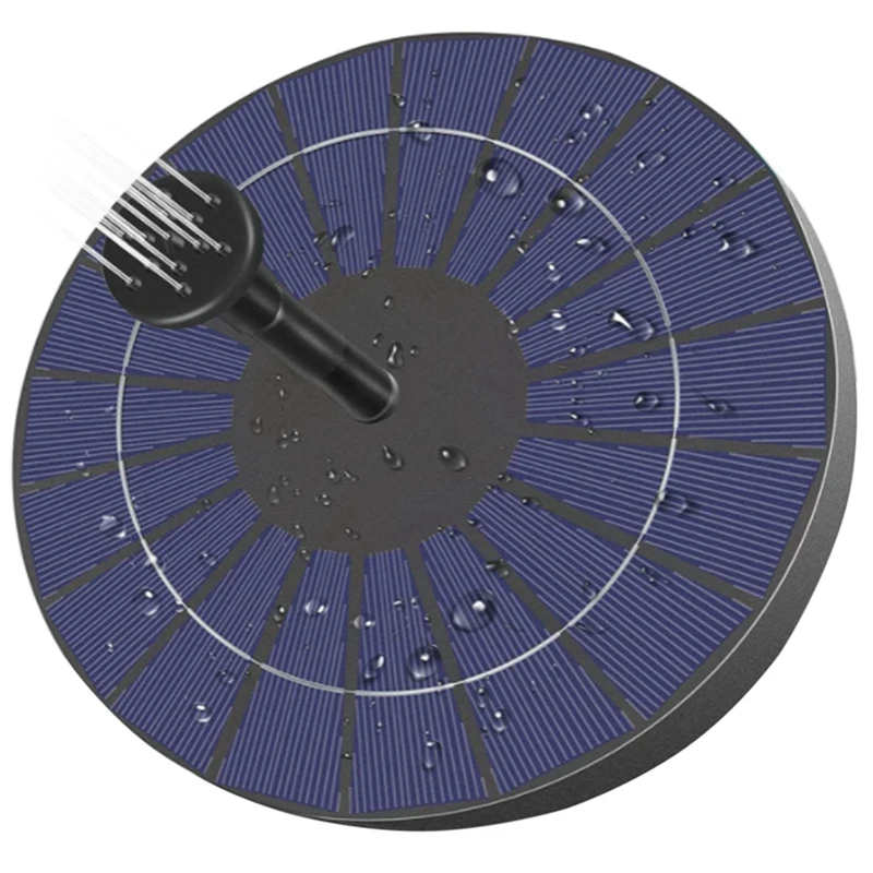 

Насос для фонтана на солнечной батарее, 3,5 Вт, плавающий водяной фонтан с 6 насадками, насос для фонтана на солнечной батарее для птичьей ванн...