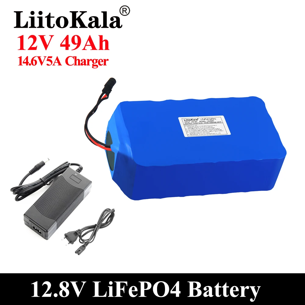 Аккумуляторная батарея LiitoKala, 12 В, 50 А · ч