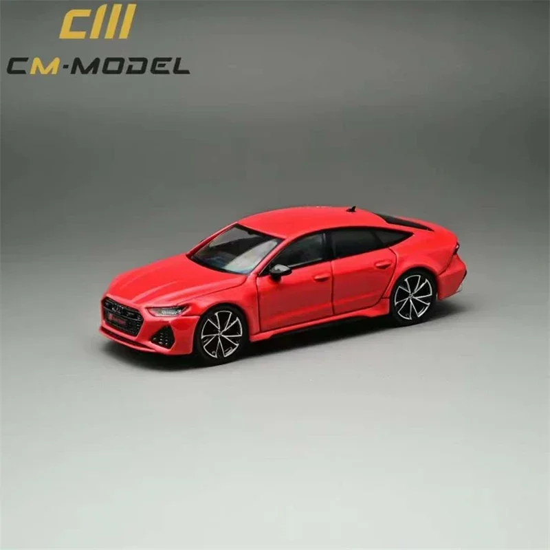 CM МОДЕЛЬ 1:64 RS7 sportback 2022 литая под давлением модель автомобиля