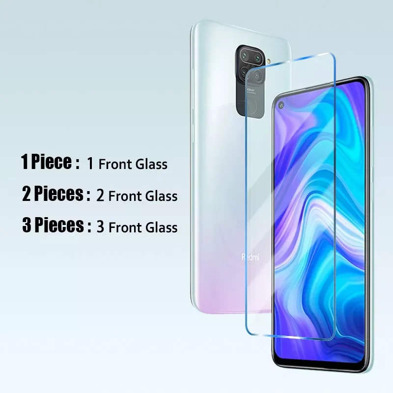 3PCS Front Tempered Glass For Redmi Note 8T 7 6 5 Pro 5A Prime 4X Screen Protector For Xiaomi Redmi Note 10 9 Pro Max 5G 10S 9S
