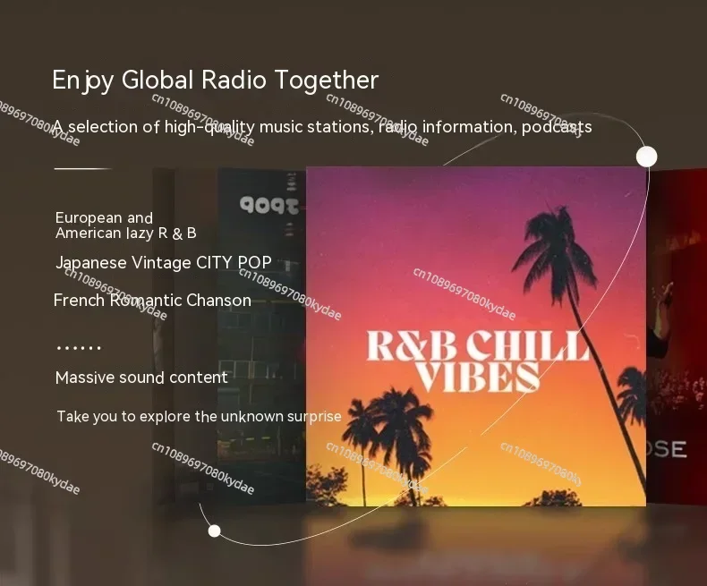 Bluetooth-Колонка XOG Archimedes Портативная колонка с TFT-экраном тяжелые басы кнопкой