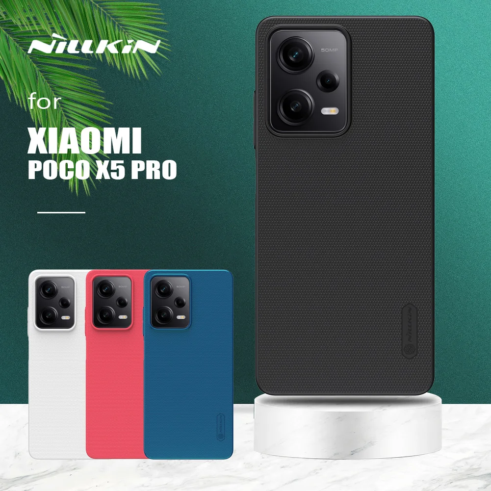 

Чехол для Xiaomi Poco X5 Pro 5G, суперматовый чехол Nillkin, ультратонкий жесткий защитный чехол из поликарбоната для Poco X5 5G, матовый чехол