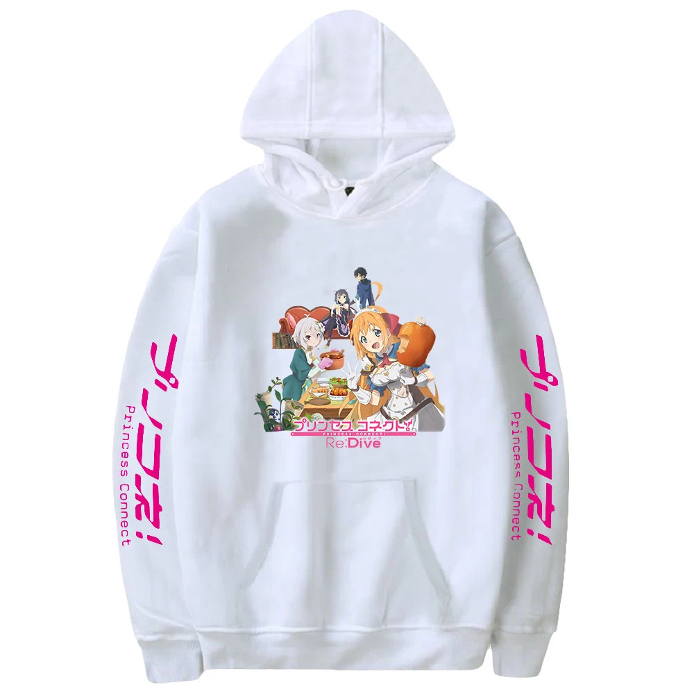 Princess Connect! Re:Dive hoodies all-match casual men and women hoodies clothing tops
