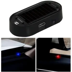 Car Fake Security Light Solar Powered Simulated Dummy Alarm Wireless Warning Anti-Theft Caution LED  in Pakistan