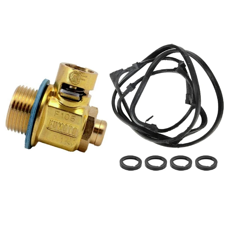 

2 Set Car Accessories: 1 Set Valve Cover Gasket Tube Seal Set & 1 Pcs Oil Drain Valve M20-1.5 Threads With Lever Clip