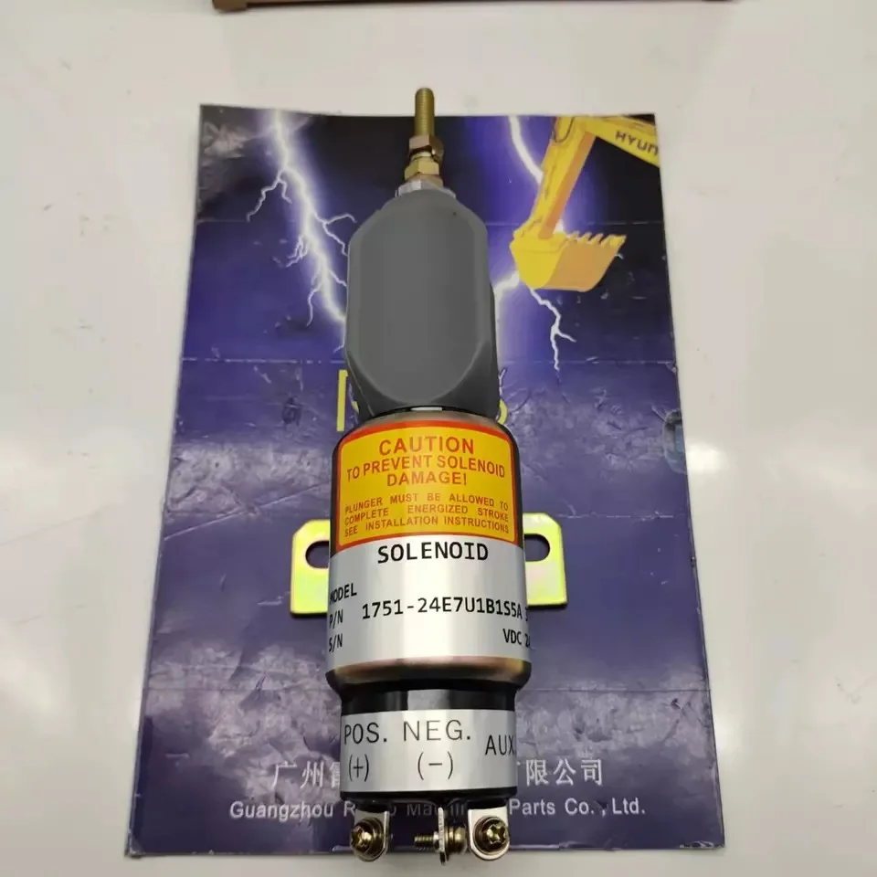 

Durable 1751-24E7U1B1S5A Shutoff Solenoid 5I-7518 5I7518 Stop Solenoid 1751-12E7U2B1 For S6K