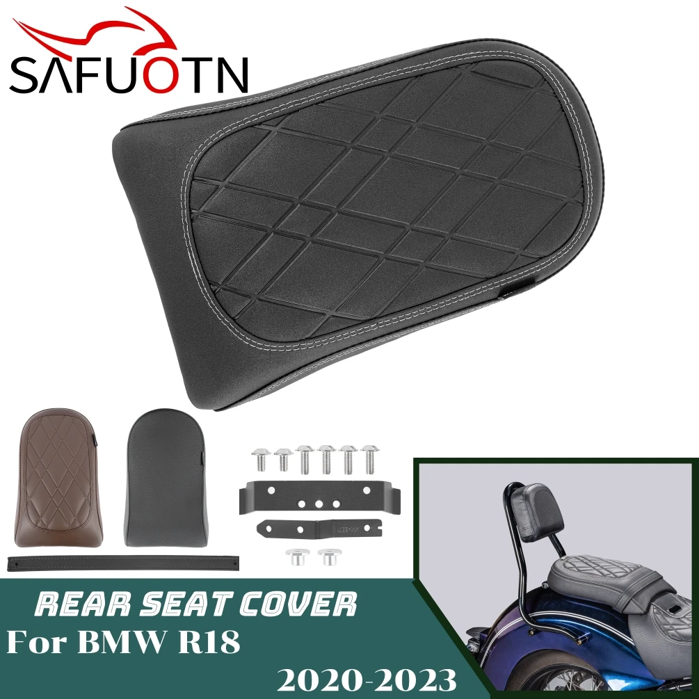 

R18 Rear Seat Cover for BMW R 18 2020 2021 2022 2023 Motorcycle Thicken Passenger Cushion Cover Accessories