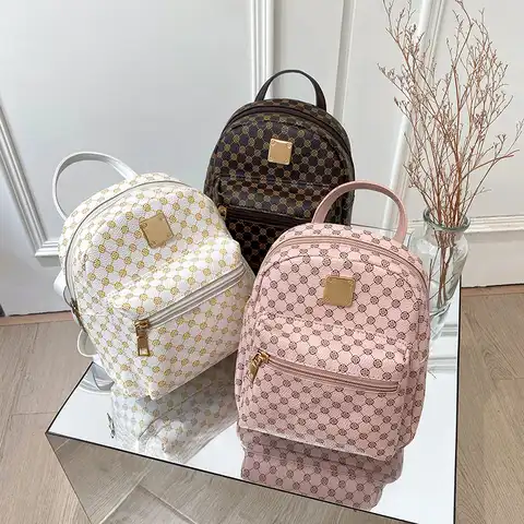 Корейская мода, школьный портфель, дорожная сумка, Классический рюкзак с цветами, женские сумки 2023, женский рюкзак